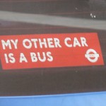 My Other Car is a Bus - car sticker